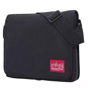 Vintage Manhattan Portage Black Crossbody Messenger Bag